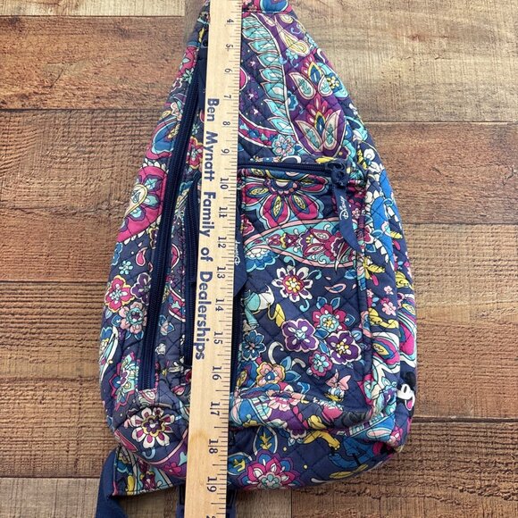 Vera Bradley Disney Sensational Six Paisley Collection Sling Bag - Picture 3 of 6